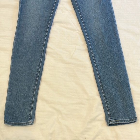Women’s w28L31.5” Levi's red tab Blue denim Straight Leg Jeans skinny filiforme - Picture 9 of 15